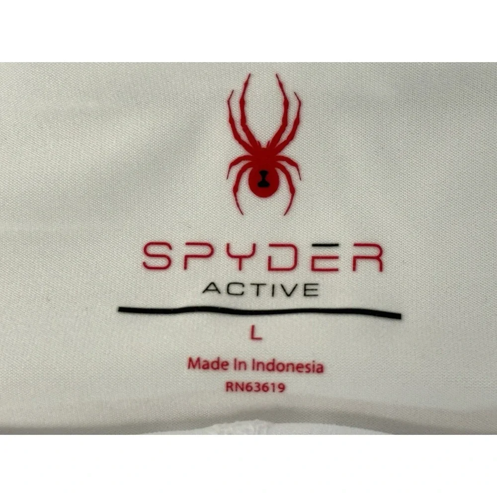 Spyder Active White COOL VENT TENNIS/GOLF SKORT SKIRT w/undershorts size L